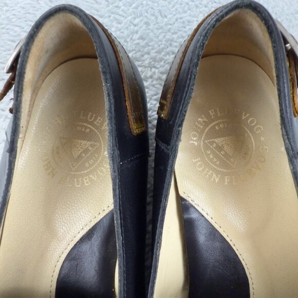 John Fluevog Black and Brown Women's Shoes Size 7 US - Picture 9 of 13